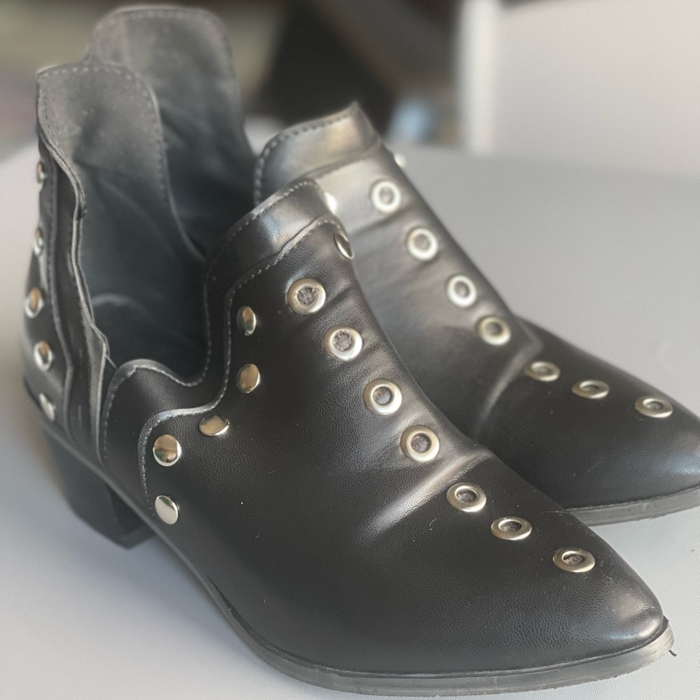 Black booties size 6.5